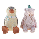 Max 1:12 Dollhouse Miniature Animals Home Ornaments Penguin + Polar Bear