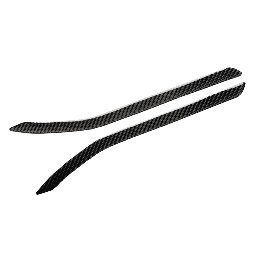 Maxbell Carbon Fiber Rear Fog Light Frame Cover Trim Sticker For Tesla model 3 18-19
