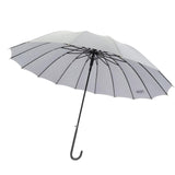Maxbell 16 Ribs Automatic Open Umbrella Windproof for Outdoor Activities Camping Gray