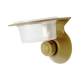 Maxbell Reptile Feeder Suction Cup Food Container for Gecko Bearded Dragon Supplies Yellow