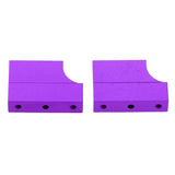 Max 2pcs Aluminum Engine Mount / Holder for HSP RC 1:10 Car Upgrade Parts Purple