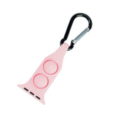 Maxbell Nurse Carabiner Silicone Band Strap Fits for iWatch Pink 42 or 44mm