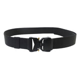 Maxbell Nylon Belt Durable Casual Belt with Quick Release Buckle Waistband Men Belts Black