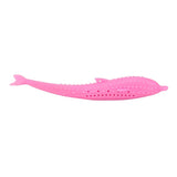 Max Cute Fish Shape Pet Cat Play Toys Cat KittenTeeth Cleaning Toys  Rose Red