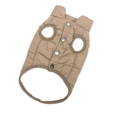 Maxbell Pet Dog Vest Jacket Warm Clothes Soft Small Medium Sized Dog Dog Coats Brown