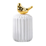 Max Creative Ceramic Toothpick Holder Dispenser with Lid