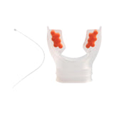 Maxbell Scuba Regulator Mouthpiece with Tie Strap Comfort Bite Replacement for Adult Orange