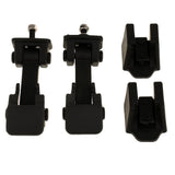 Max Maxb 1 Pair Hood Latch Buckle with Mount Bracket for Jeep Wrangler JK 2008-2017