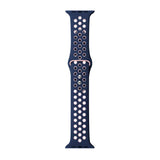 Maxbell Dual-color Perforated Sports Watchband for Apple iWATCH 1234 38/40MM 3