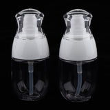 Maxbell 2Pcs Refillable Empty Cream Shampoo Lotion Pump Bottles with Cap 30ml