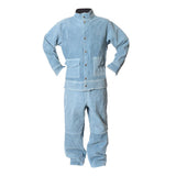 Max 1 Pc Anti-scalding Heat Insulation Protective Welding Welder Suit Blue-XXL