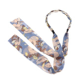 Max Korean Style Flower Ribbon Headband Long Hair Ribbon Garland Style 06