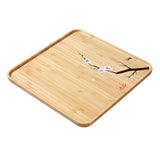 Max Unique Bamboo Tea plate Bamboo Tray Traditional Tea Supplies Type A