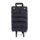 Maxbell Roll up Tool Bag Organizer Storage Pouch Large Capacity for Hobbyists Sturdy Black