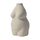 Maxbell Nordic Female Naked Body Art Statues Vase Indoor Planters Home Decor Gray