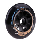 Maxbell Speed Skating Wheels Outdoor Indoor Inline Skate Wheels Tool 100mm Black