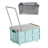 Maxbell Storage Container Clothes Books Folding for Picnic Garden Home blue with wheel bag