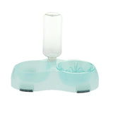 Maxbell Pet Food Water Feeder Pet Automatic Waterer Dog Cat Water Food Bowl Green S