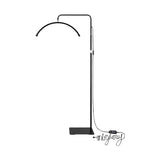 Maxbell Half Circle Light with Stand Adjustable Brightness Height Beauty Fill Light Black