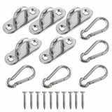 Maxbell Pad Eye Plate Portable Swing Mount Hook Sturdy for Home Use Boat Accessories Quantity 5