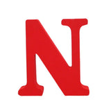 Max Red Wooden English Letters Decoration Ornaments for party N