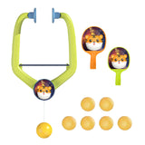 Maxbell Indoor Hanging Table Tennis Trainer Paddles and Balls No Need Table Portable Tiger Rackets 6Balls