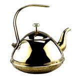 Max Stainless Steel Water Coffee Tea Kettle Teakettle Teapot 1.5L Golden