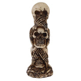 Max Animated Halloween Display Resin Skull with Different Gestures & Expressions