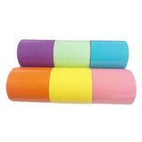 Maxbell 6x Sticky Ball Tapes 4 inch Wide 6 Colors Educational for Gifts Adult Kids