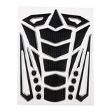 Max Anti-Slip Tank Pad Knee Protectors Gas Tank Stickers for Motorcycle Silver