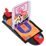 Maxbell 2 Players Plastic Finger Ejection Basketball Court Toy Set Kids Indoor Educational Toy