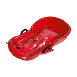 Maxbell Winter Snow Sled Toboggan Sledding Sleigh Holiday Skiing Kids Outdoor Sledge Red