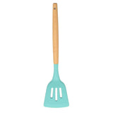 Maxbell Kitchenware Silicone Cooking Utensil with Wood Handle For Kitchen Type 1