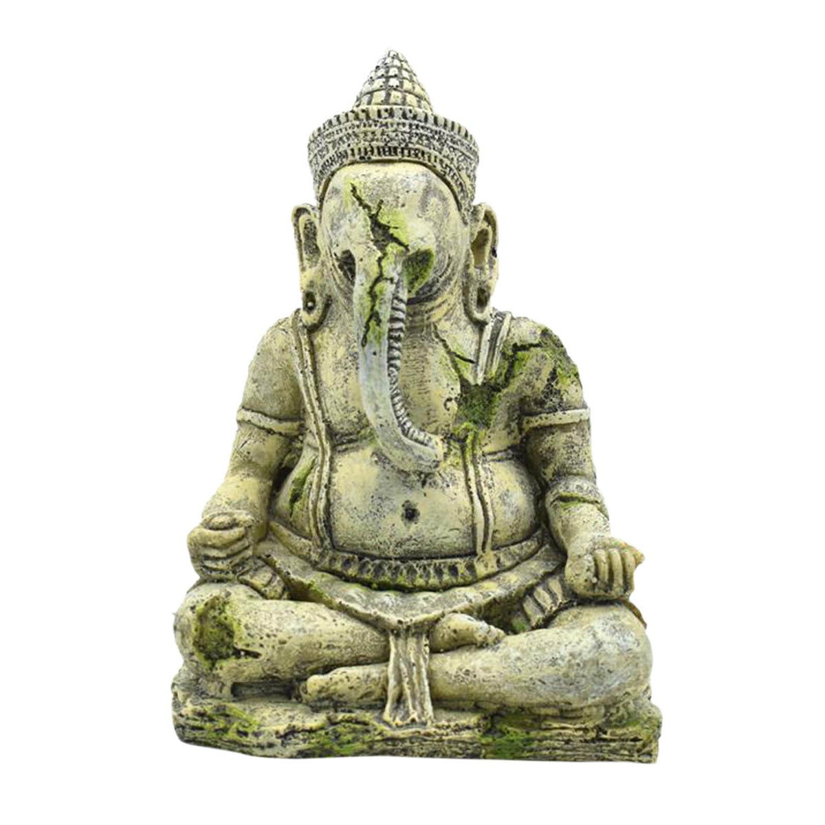 Maxbell Aquarium Landscape Decoration Fish Tank Fishbowl Meditation Ganesha Statue