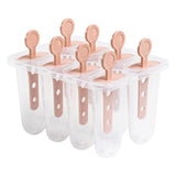 Maxbell Reusable Popsicle Mould Easy Release Ice Cream Molds Kitchen Tools Pink