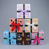 Maxbell 6pcs Cardboard Paper Bowknot Jewelry Gift Box Watch Ring Storage Cases Type7