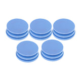 Maxbell 5 Pieces Surfing Surfboard Leash Cup Repair Plug Stainless Steel Bar (Blue)