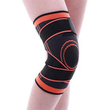 Maxbell 3D Weaving Knee Brace Breathable Sleeve Support for Sports Protect Orange-XL