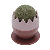 Maxbell cat Snacks Catnip Adhesive Treats Toy ball Wall Mount Interactive Red