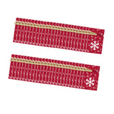 Maxbell 50Pcs Candy Bag Holiday Decor Wrapping Bag Biscuit Bag for Holiday Decor Style F