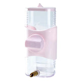 Maxbell Bird Drinker Drinking Device Parrot Waterer for Medium Birds Parakeet Rabbit Pink