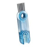 Maxbell Mini Cleaning Brush Washing Tool Detail Brush for Cups mug Kitchen Transparent Blue