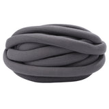 Maxbell Chunky Wool Yarn Filling Soft Knitting for Scarf Sweater Bed Fence Crochet dark gray
