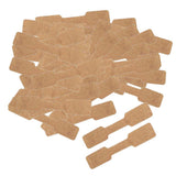 Maxbell Jewellery Labels Price Tags Self Adhesive Blank Price Tag square kraft paper