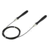 Maxbell Jump Rope Skipping Rope - Self-locking - Adjustable with Ball Bearing Black