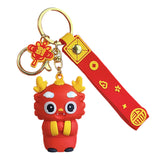Maxbell 2024 Dragon Chinese Lunar New Year Keychain Keyring for Girlfriend Men Bag