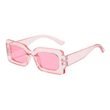 Maxbell Driving Glasses Traveling Travel Summer Rectangle Sunglasses for Women Men Pink