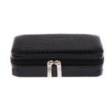 Max 40 Bottles 2ml PU Leather Essential Oil Carrying Case Bag Storage Box Black