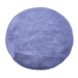 Max Round Area Rug, Faux Fur Rugs Plush Floor Mat for Bedroom,60cm Gray