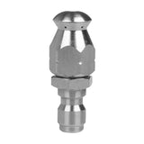 Max Pressure Washer Drain Sewer Cleaning Pipe Jetter Rotary Nozzle E:Round Head